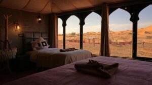 Superior Luxury Camp in Merzouga Desert, Camel Ride, With AC