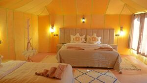 Superior Luxury Camp in Merzouga Desert, Camel Ride, With AC