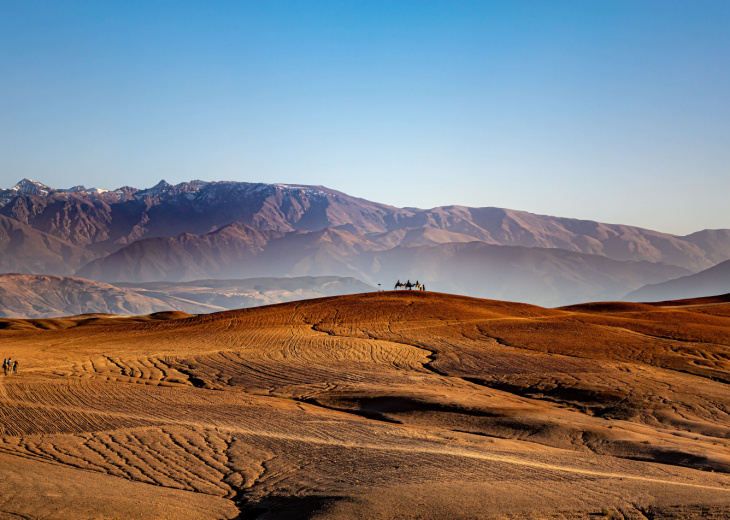 quiet merzouga desert morocco