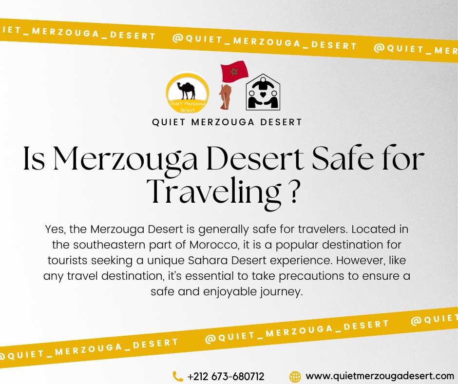 Is Merzouga Desert Safe for Traveling?