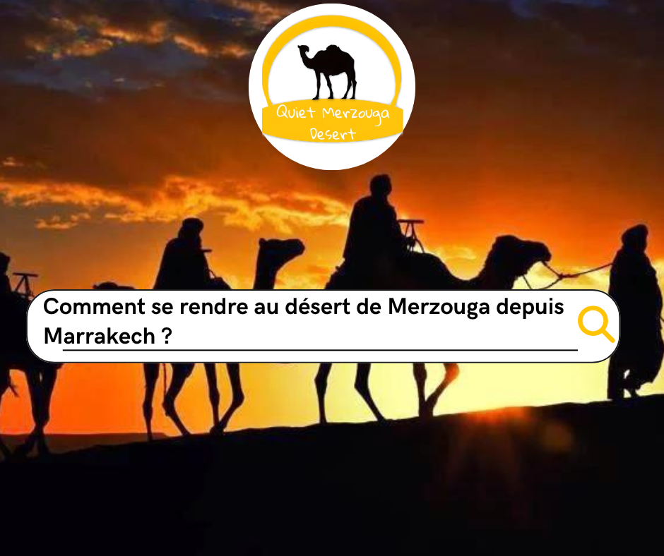 Comment se rendre au désert de Merzouga depuis Marrakech ?