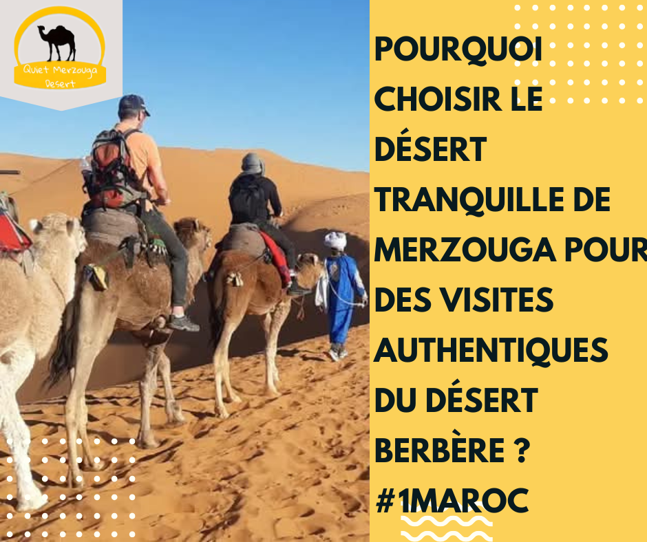 Pourquoi choisir le désert tranquille de Merzouga pour des visites authentiques du désert berbère ? #1Maroc