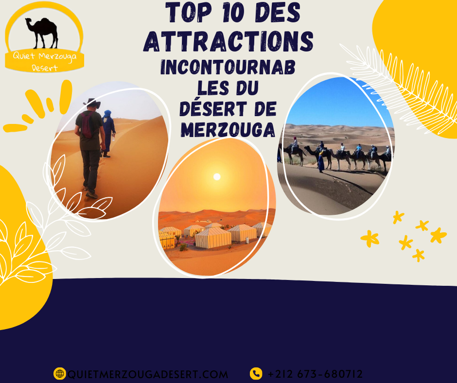 Top 10 des attractions incontournables du désert de Merzouga