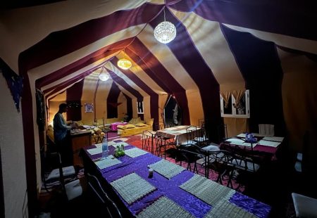 Berber restaurant in our camp